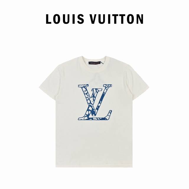 Louis Vuitton 24Ss Ski Collection Cracked Jacquard Knit Short Sleeve T-shirt has