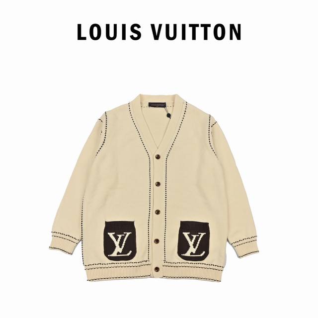 Louis Vuitton 1V x Tyler 24Ss collaboration, this open-stitched pocket intarsia
