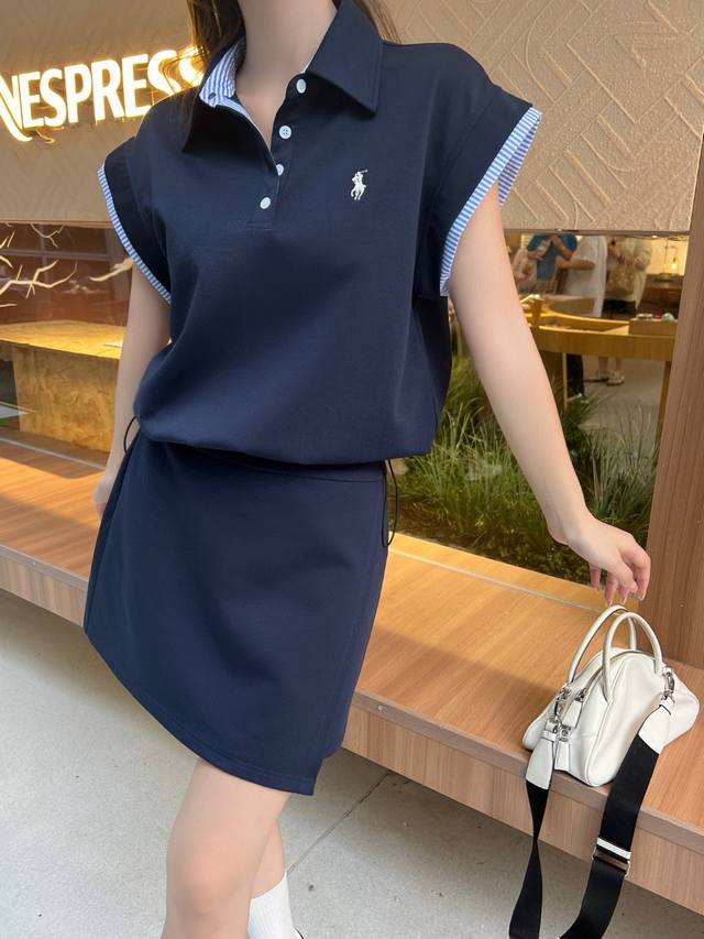 Polo Ralph Lauren 25Ss new patchwork suit top has a slightly extra-large design