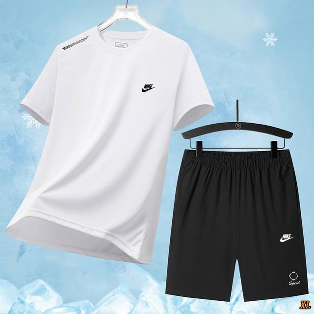 Nike exclusive real shot of the new summer short T suit ice silk quick-drying sp