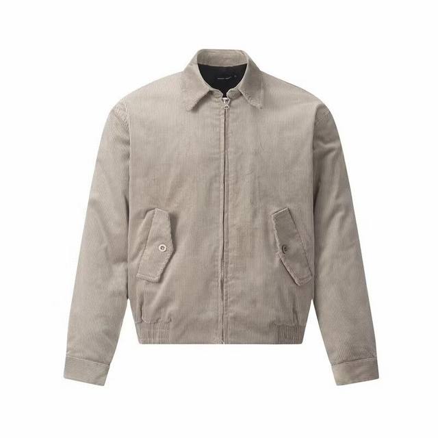 Style No. 892 Spring and Autumn Suede Zipper Clean Fit Jacket, a must-have item