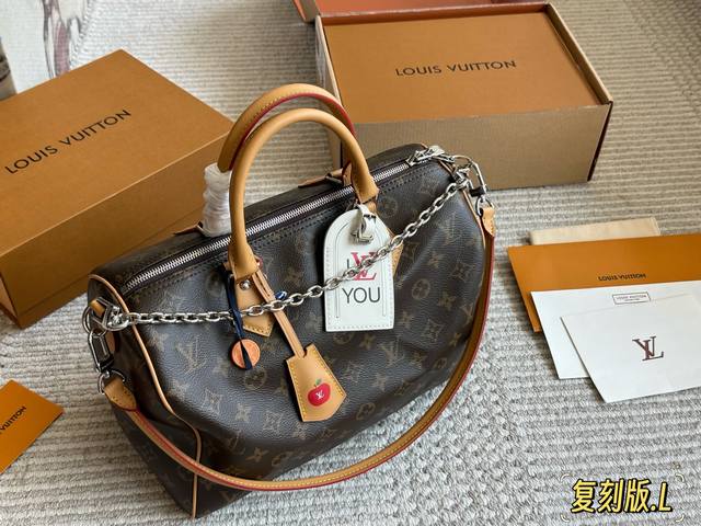 with box new size: 30cm L home Speedy30 replica pillow bag original hardware fol