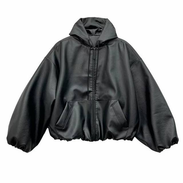 Style No. 270 Ss motorcycle style American street dark style hooded leather jack
