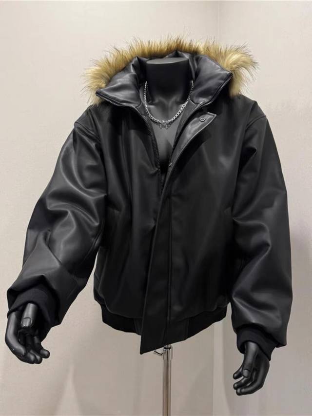 Style No. 1110 Independent autumn and winter hidden zipper detachable fur collar