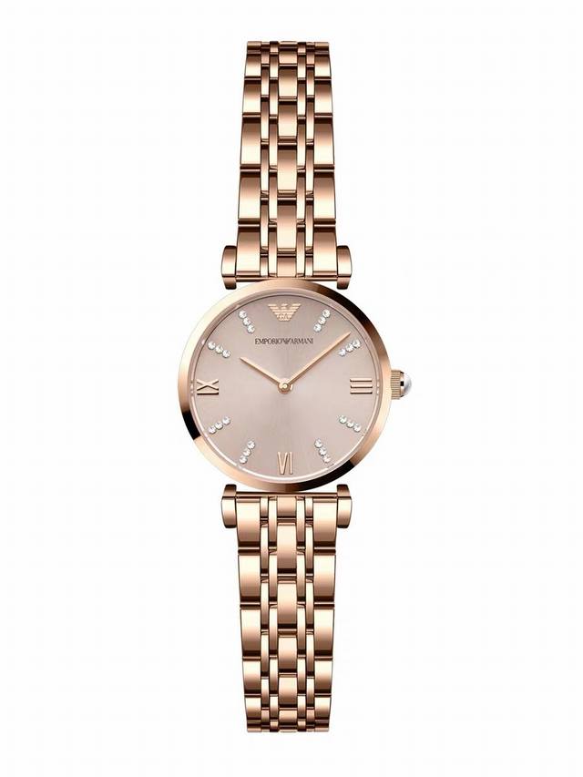 Emporio Armani Champagne Gold Women's Watch, the latest rose gold watch from the