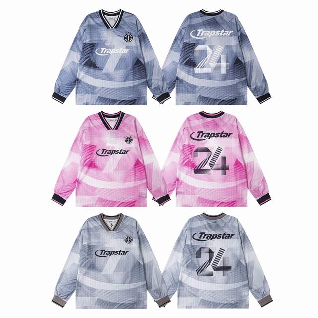 T101 Trapstar autumn and winter new long-sleeved black, gray, pink
