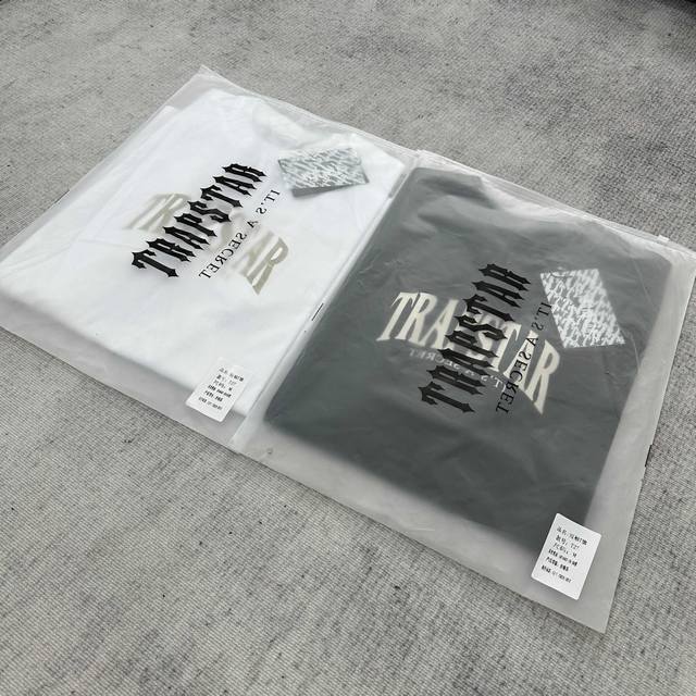 T27 Trapstar American new high street printed loose T-shirt 19 Color: Black, Whi