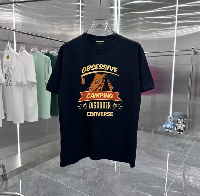 Converse Tent Series counter retro couple print short-sleeved T-shirt with dropp