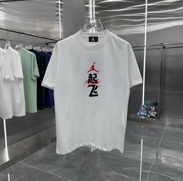 Series Counter Retro Couple Print Short Sleeve T-shirt Drop Shoulder Sleeve Heav