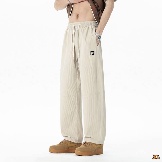 Fila exclusive real shot of the new summer high-quality casual pants casual loos