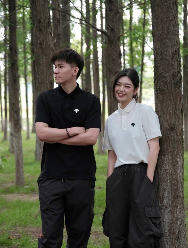 Style: Wkd8625Ss. This Descente silicone-printed polo shirt short-sleeved T-shir