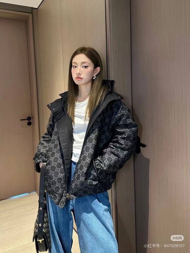 New model number: G714Gucci Gucci's new classic Gg jacquard full print double-si