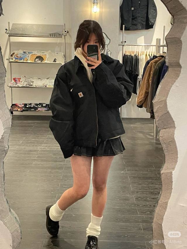 New Model: G315 Carhartt Wip Classic Detroit Zipper Jacket Couple's Casual Workw