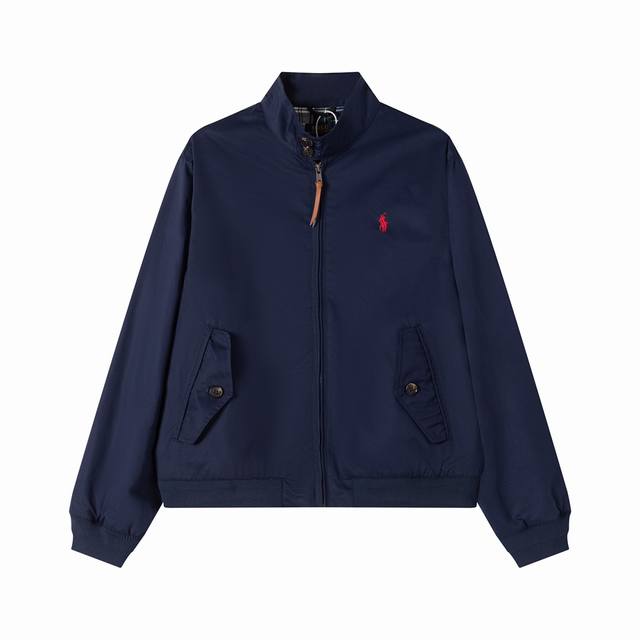 Ralph Lauren Harrington stand-up collar jacket, high-end threaded version, high-