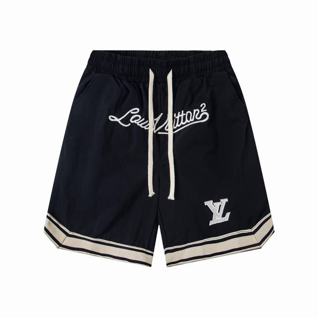 New model number: G706Louis Vuitton new letter embroidered logo ribbon shorts co
