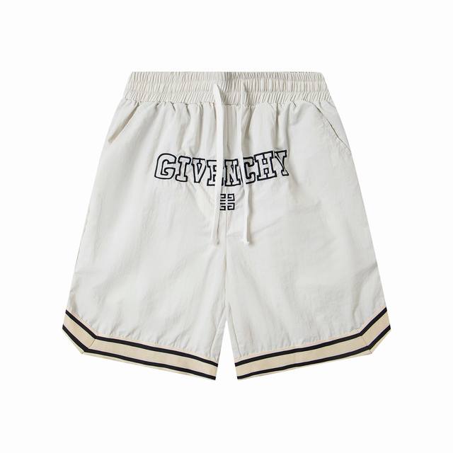New model number: G705 Givenchy's new letter embroidered logo ribbon shorts coup