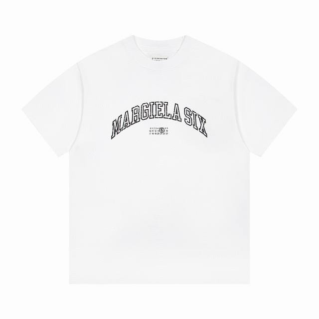 New model number: G815Maison Margiela Mm6 new chest letter print casual round ne