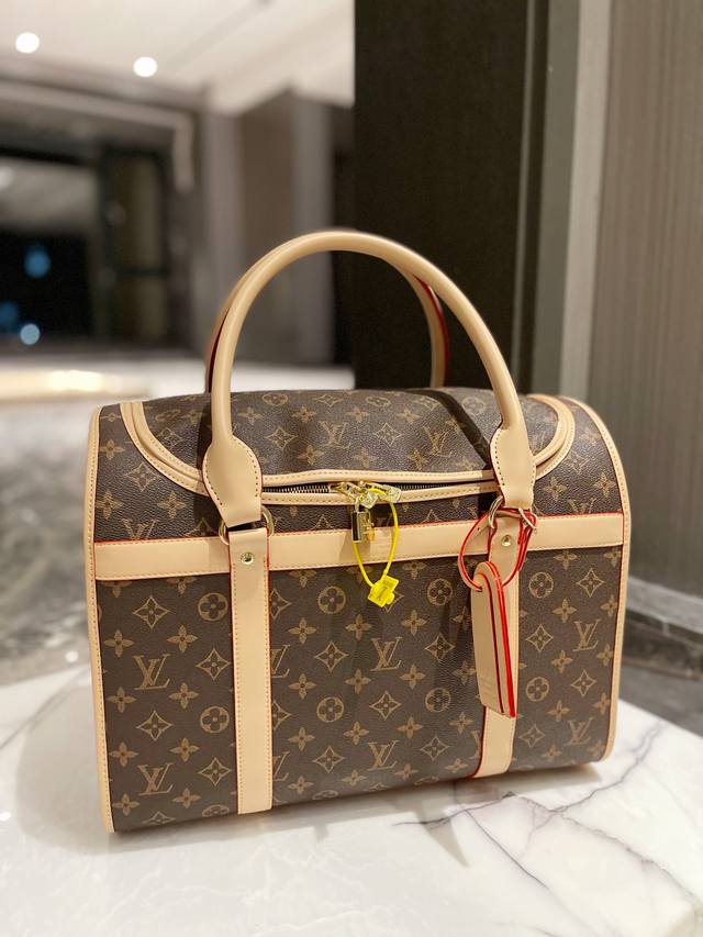 Louis Vuitton was the first luxury brand to offer a pet travel bag. The Dog Carr