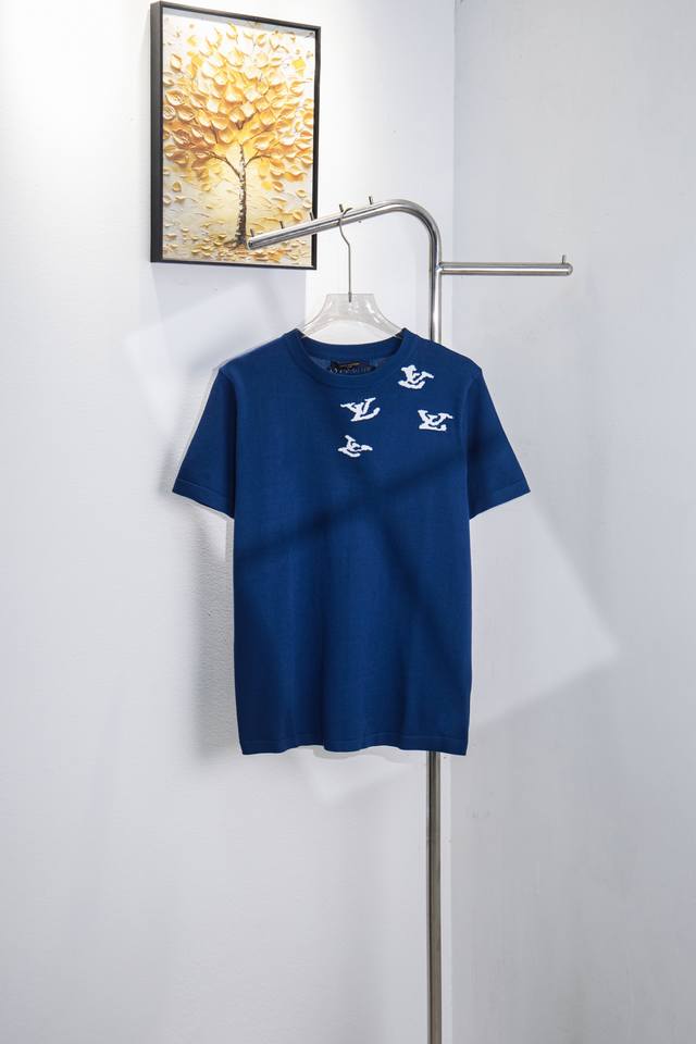 Style: Y177Louis Vuitton Lv New Spring and Summer Pied Piper Knit Short Sleeve U