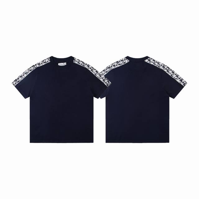 Style: Y176. This new Dior short-sleeved top features original fabric, a high-qu