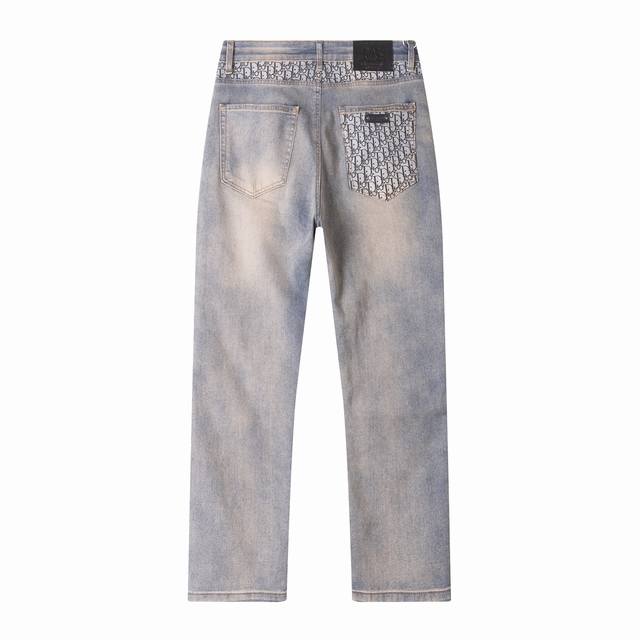 Dior 2025Ss all-over print jeans for Spring/Autumn. Only premium jeans are made