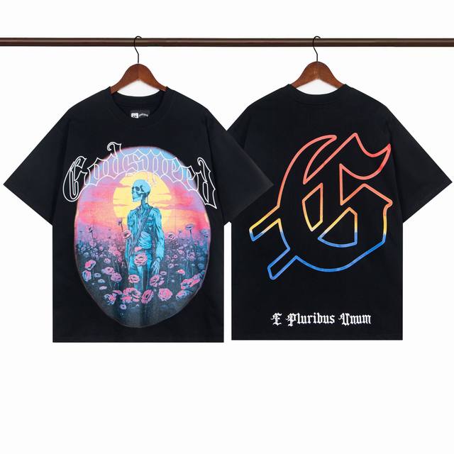 Style G38 Godspeed 25Ss Short Sleeve T-Shirt Loose Fit Black S-Xl