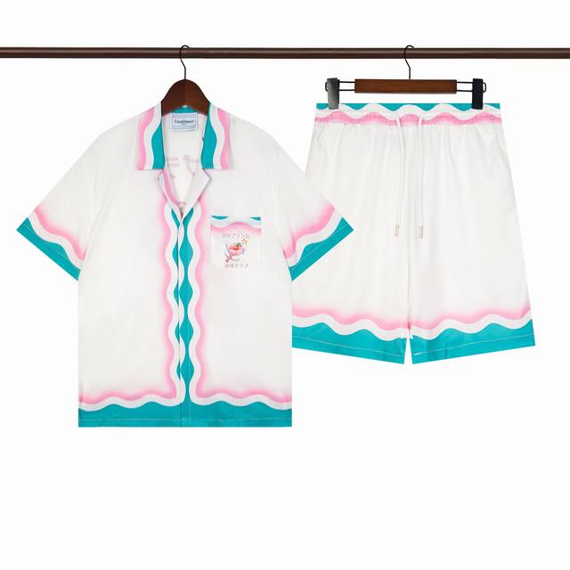 C230 short-sleeved shirt C330 shorts double-layer inner mesh Casablanca Casablan