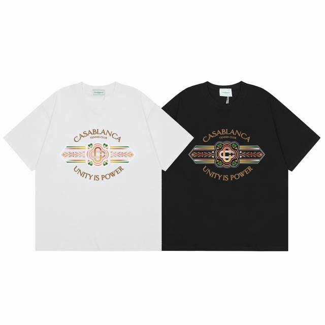 Style No. C108Casablanca High Quality Cotton Double Sand Casual Short Sleeve T-s