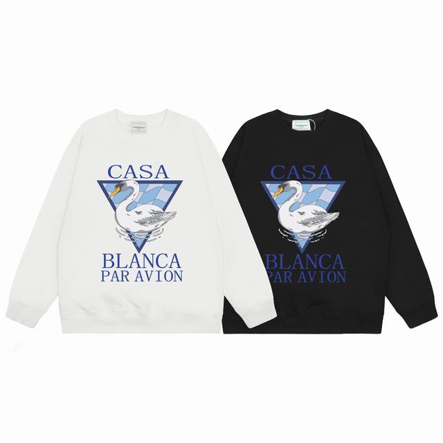 Style C010Casablanca High-quality cotton 380G casual round neck sweatshirt Color
