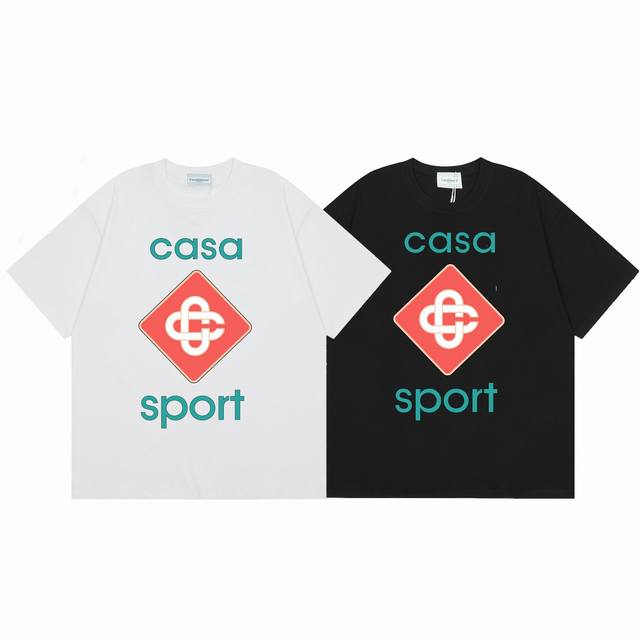 Model No. C28Casablanca High-quality cotton double sand casual short-sleeved T-s
