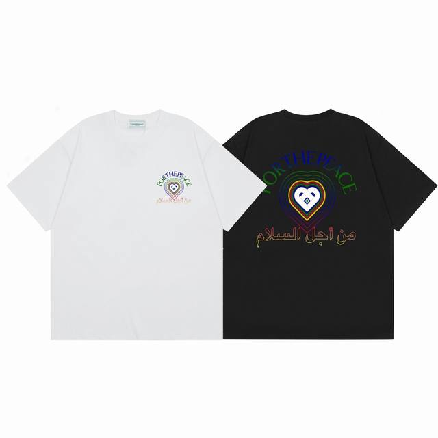 Model No. C89Casablanca High-quality cotton double sand casual short-sleeved T-s