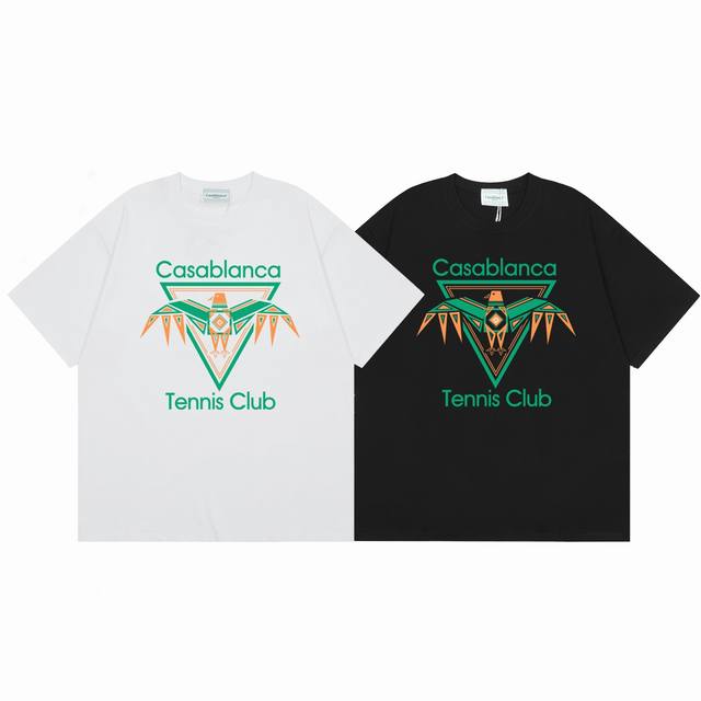 Model No. C80Casablanca High-quality cotton double sand casual short-sleeved T-s