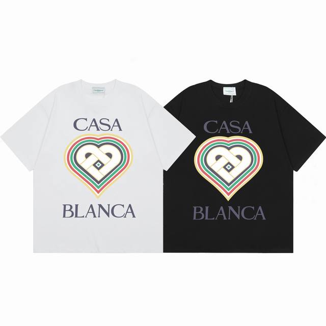 Model No. C48Casablanca High Quality Cotton Double Sand Casual Short Sleeve T-sh