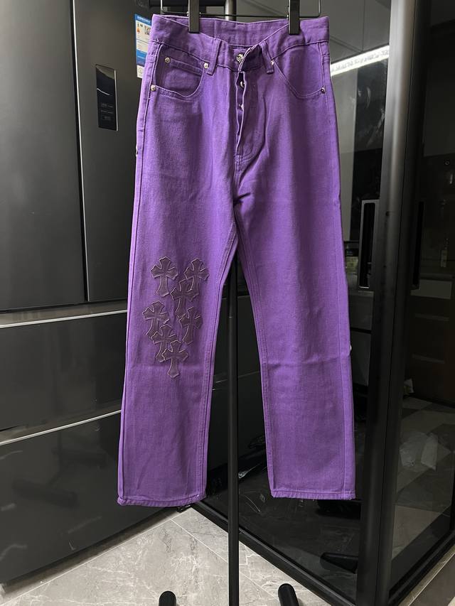 Next day Chrome Hearts 25Fw Ch Overseas Limited Edition Purple Ox Leather Large