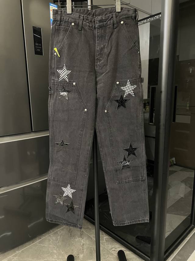 Chrome Hearts 25Ss Ch Workwear Lumberjack Black Checkerboard Five-pointed Star L