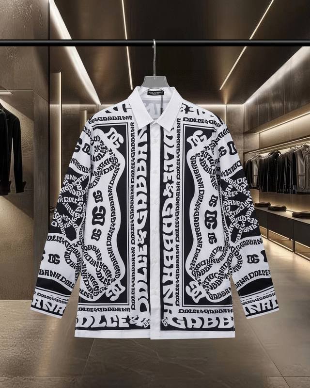 Dg Dolce & Gabbana's hot-selling Majolica black and white colorblock digital pri