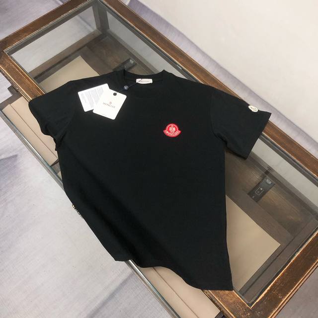 Mon*Cler's latest 2025 couple's round-neck, short-sleeved T-shirt. New spring/su