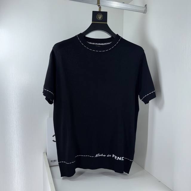 Fendi, a classic sweater updated with original fabrics from the 1980s. This cust