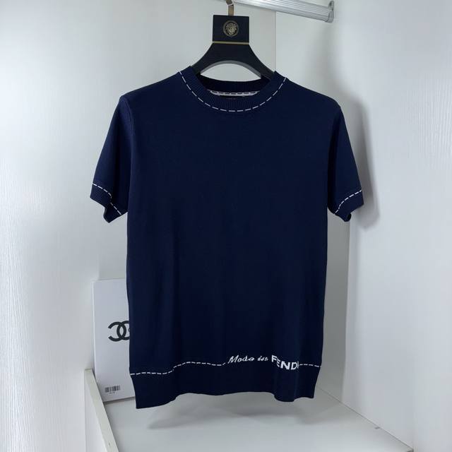 Fendi, a classic sweater updated with original fabrics from the 1980s. This cust