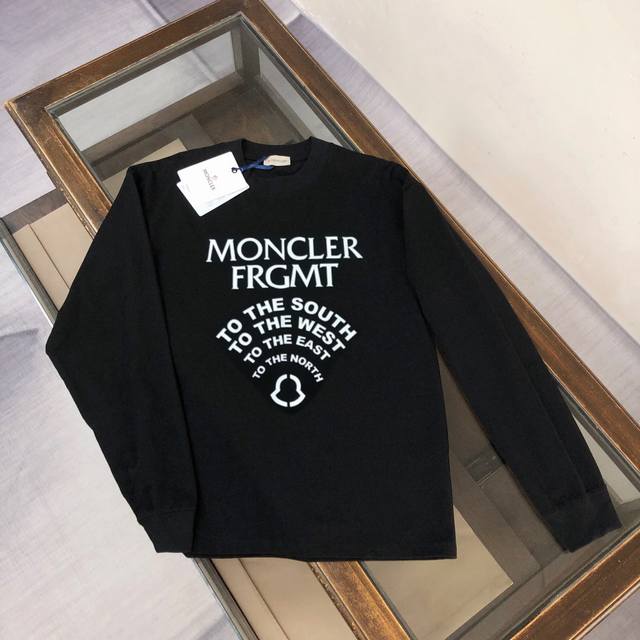 Mon*Cler's latest classic and fashionable lightweight long-sleeved sweatshirt fo
