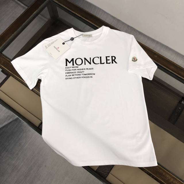 Moncler new themed T-shirt. Made from a custom-made, comfortable, breathable fab