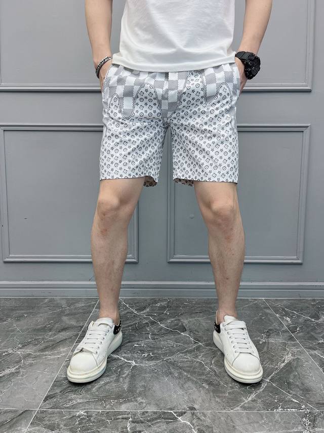 Lv2640 latest men's trendy beach pants, fine and smooth material, fast fashion h