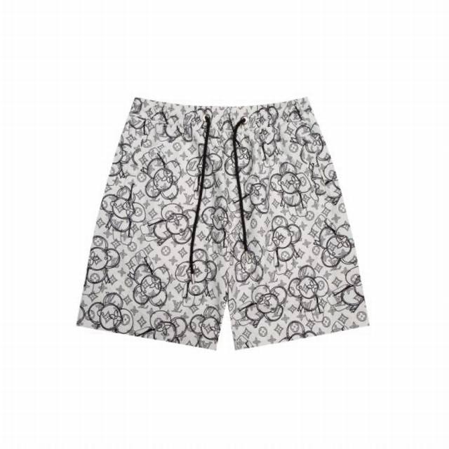 Lv Louis Vuitton, new summer arrival, new beach shorts with inner mesh, custom b