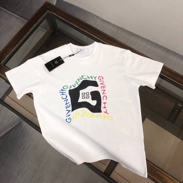 Givenchy 24Ss new summer round-neck short-sleeved T-shirt! High-end pure cotton