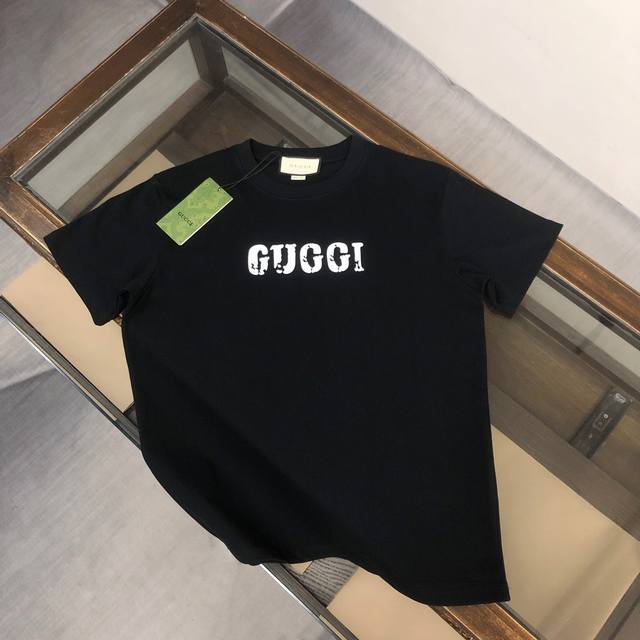 Apricot summer new round-neck short-sleeved T-shirt! Made from 270g heavyweight,
