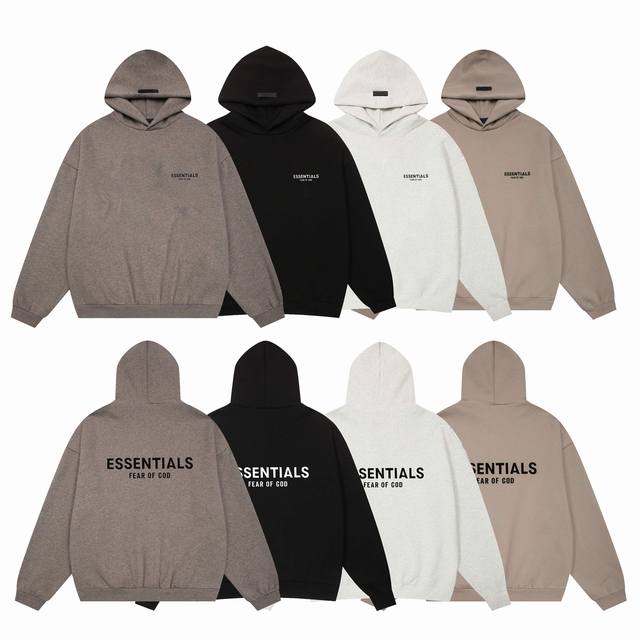 Essentials Fog new hooded fleece sweatshirt Model number: Lm861 Color: Meteorite
