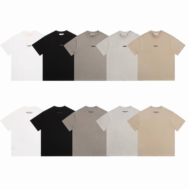 Essentials Fear Of God chest hand-label short-sleeved T-shirt Model number: E239