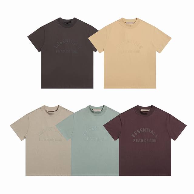 Essentials Fear Of God new letter short-sleeved T-shirt Model number: E2326 Colo