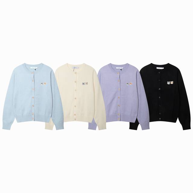 8120 Maison Kitsune New Arrival: Zhao Lusi's classic fall/winter double fox head