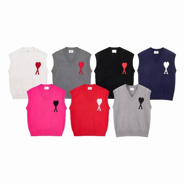 Cya59 Ami Alexander Mattiussi22 autumn and winter new style big red heart letter